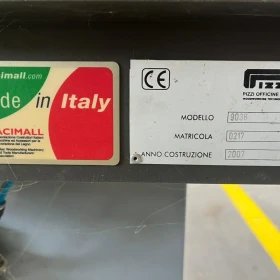  Used Glue Spreader PIZZI 9038 – Italian Gluing Precision 2007 Y.O. | Ready for Production