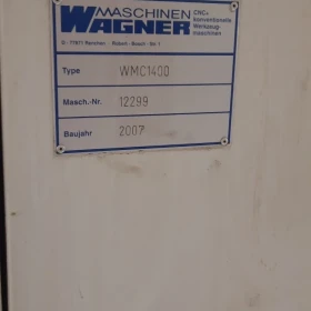 WAGNER VMC 1400 - Ready-to-Work Machining Center